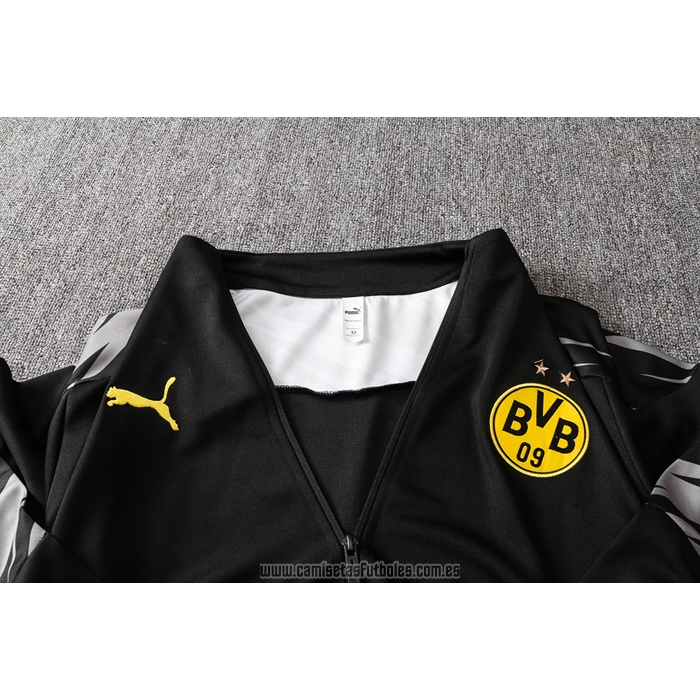 Chandal de Chaqueta del Borussia Dortmund 2020-2021 Negro